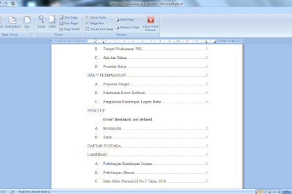 Tutorial: Cara Memperbaiki Erorr Bookmark Not Defined di Dokumen Microsoft Word
